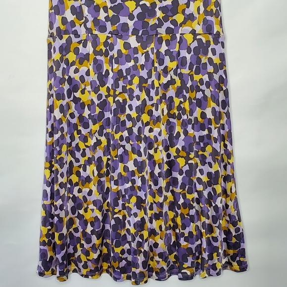 Boden Limited Edition Silk Blend Dress Size 18 V-Neck Stretch Midi Purple Office - Picture 8 of 15